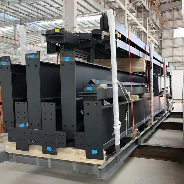 Компоненты стальной конструкции: стальные арматурные детали промышленного класса для строительного склада, заводского цеха