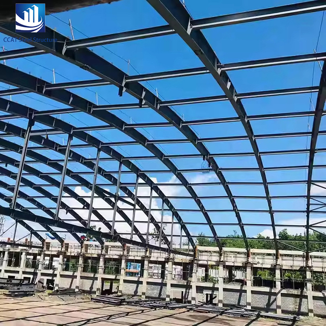 Изолированный ККАТ стальной каркас каркаса склада сборного здания стальной сарай