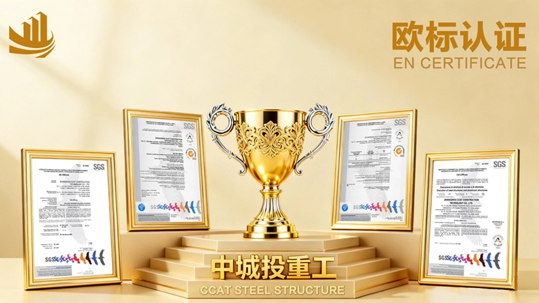 Стальная конструкция CCAT — сертифицирована по стандарту EN 